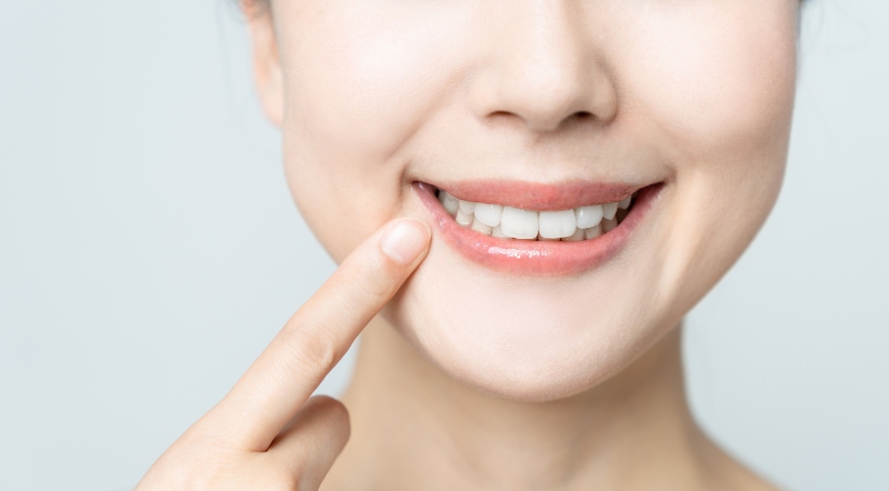 A dental filling procedure performed for a natural tooth-like texture in Wyoming, MI